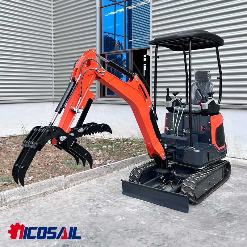 Multi-Use 1-2ton Mini Excavato - Agriculture Farming Job review and price