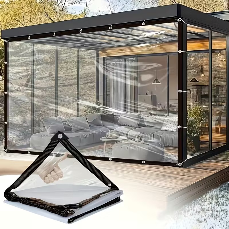 Thick Transparent PVC Tarp Hea - Greenhouse Plastic Film review and price