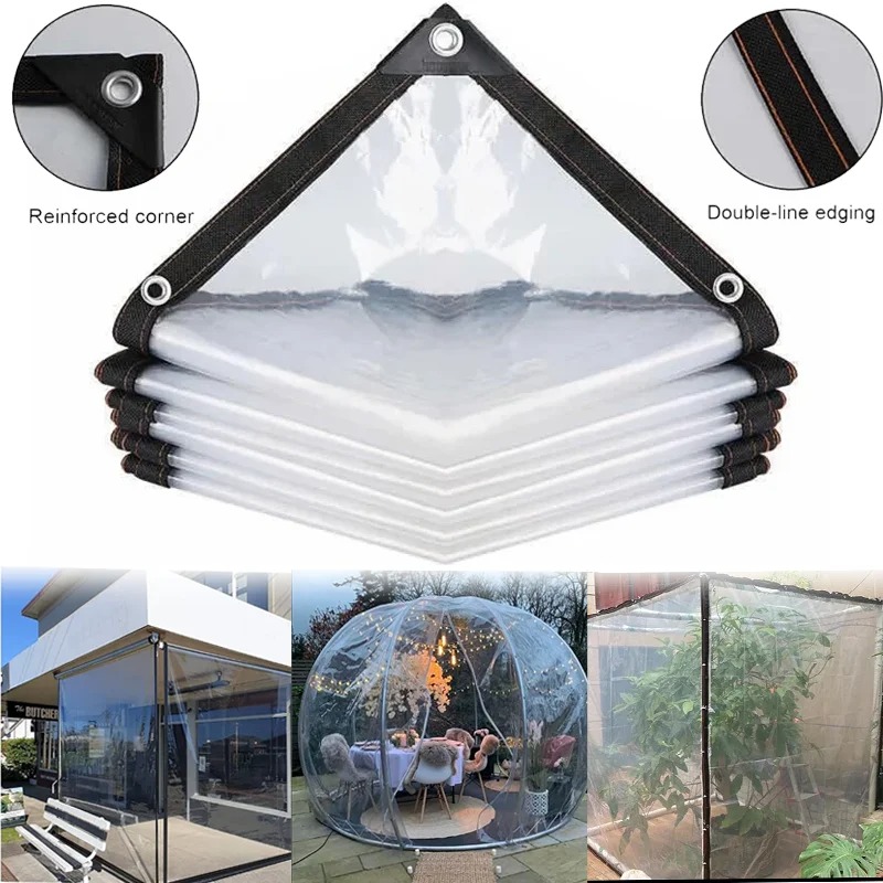 Thick Transparent PVC Tarp Hea - Greenhouse Plastic Film review and price